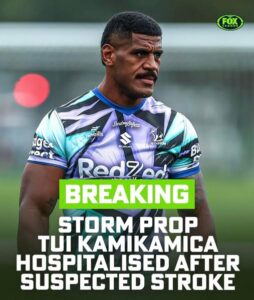 Tui Kamikamica, Obituary, Death: Melbourne Storm veteran 31-year-old Died After Suffering Stroke